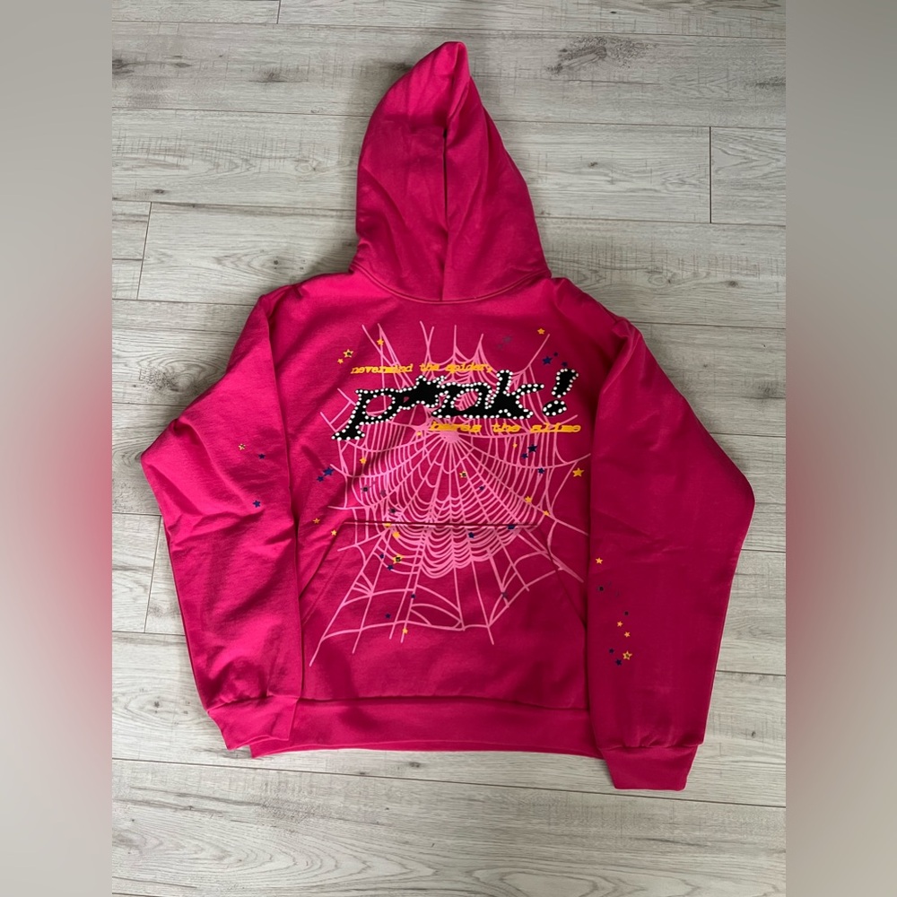 *BRAND NEW* SP5DER HOODIE (P!NK) L
